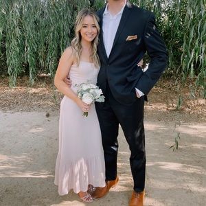 Champagne/Blush Bridesmaid Dress